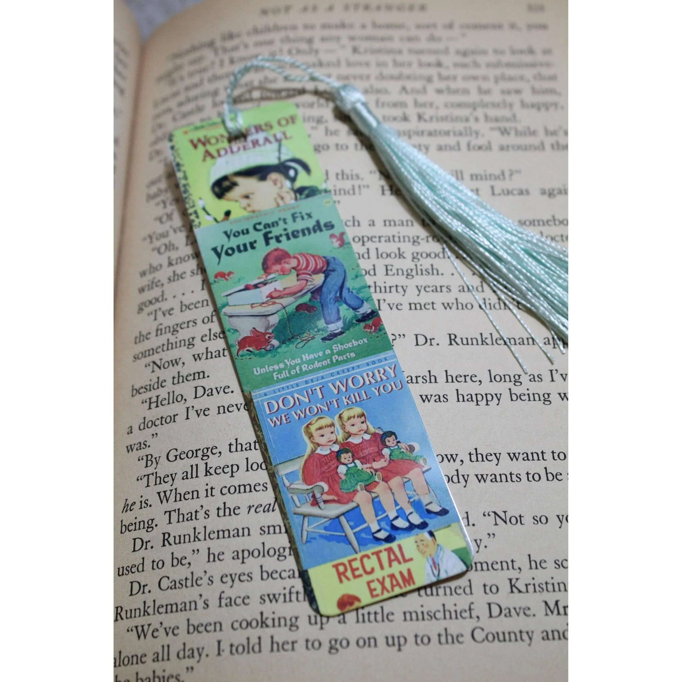 Vintage Children's Book Covers Metal Bookmark - Image 3