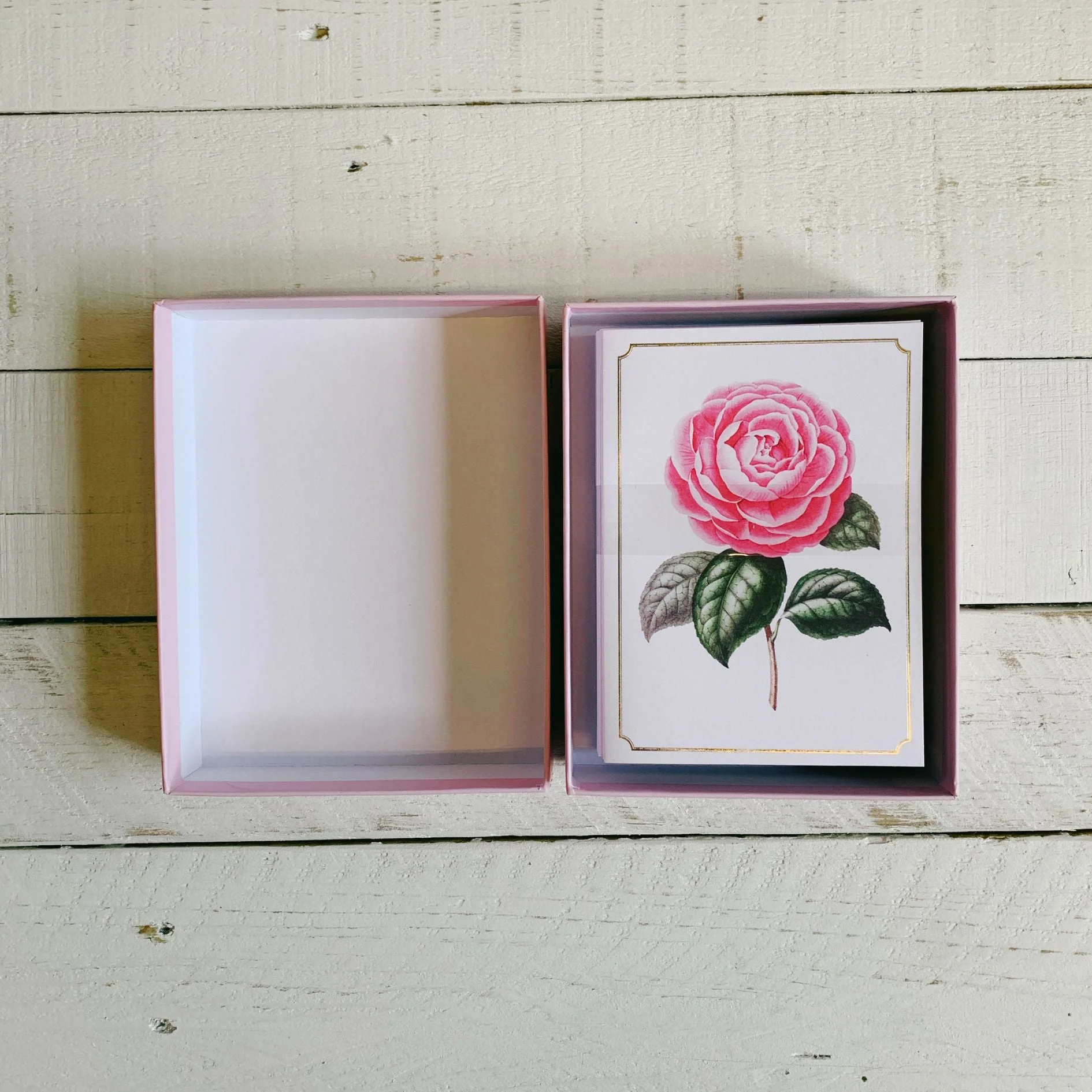 Vintage Floral Greeting Cards in Keepsake Boxed | Personalized Note Cards | 4.25"x 6" - Image 8