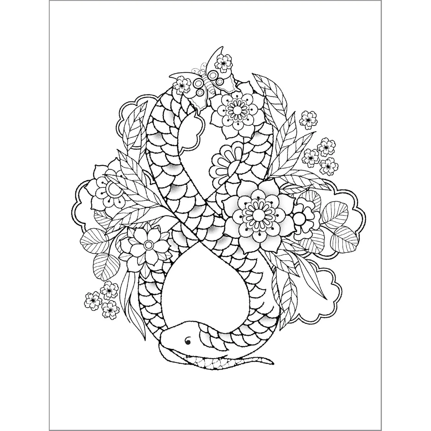 Vintage Tattoo Designs Coloring Book for Adults | Western Traditional Tattoos - Image 6