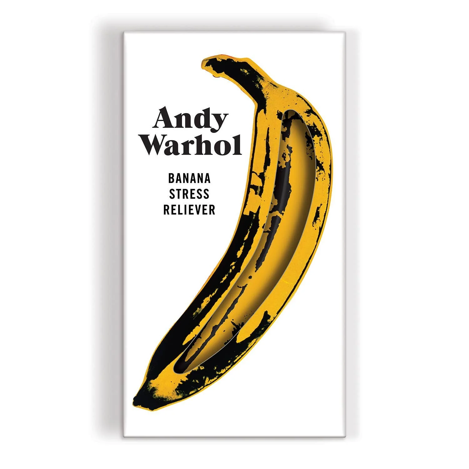 Warhol Banana Stress Reliever | Andy Warhol-Inspired Squishy Art Toy - Image 3