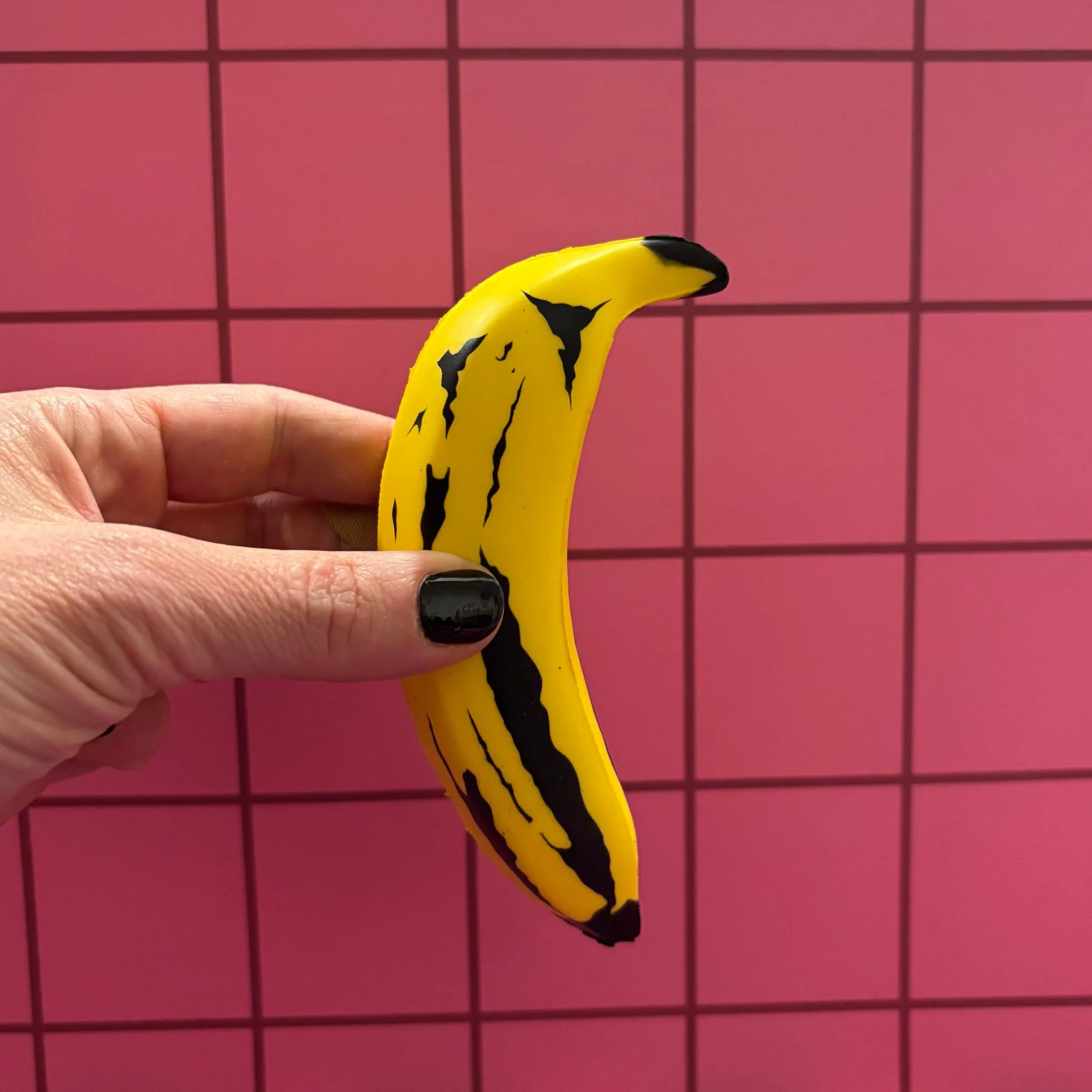 Warhol Banana Stress Reliever | Andy Warhol-Inspired Squishy Art Toy - Image 6