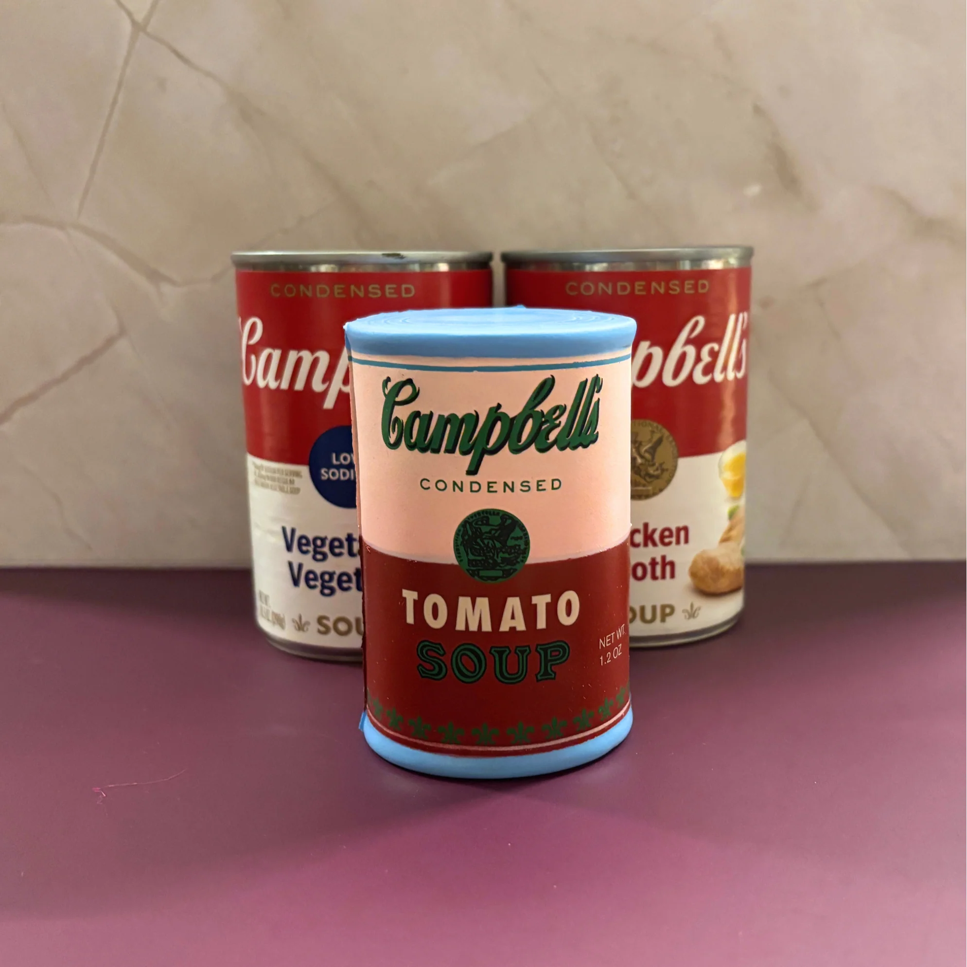 Warhol Soup Can Stress Reliever | Squeezable Soup Can - Image 6