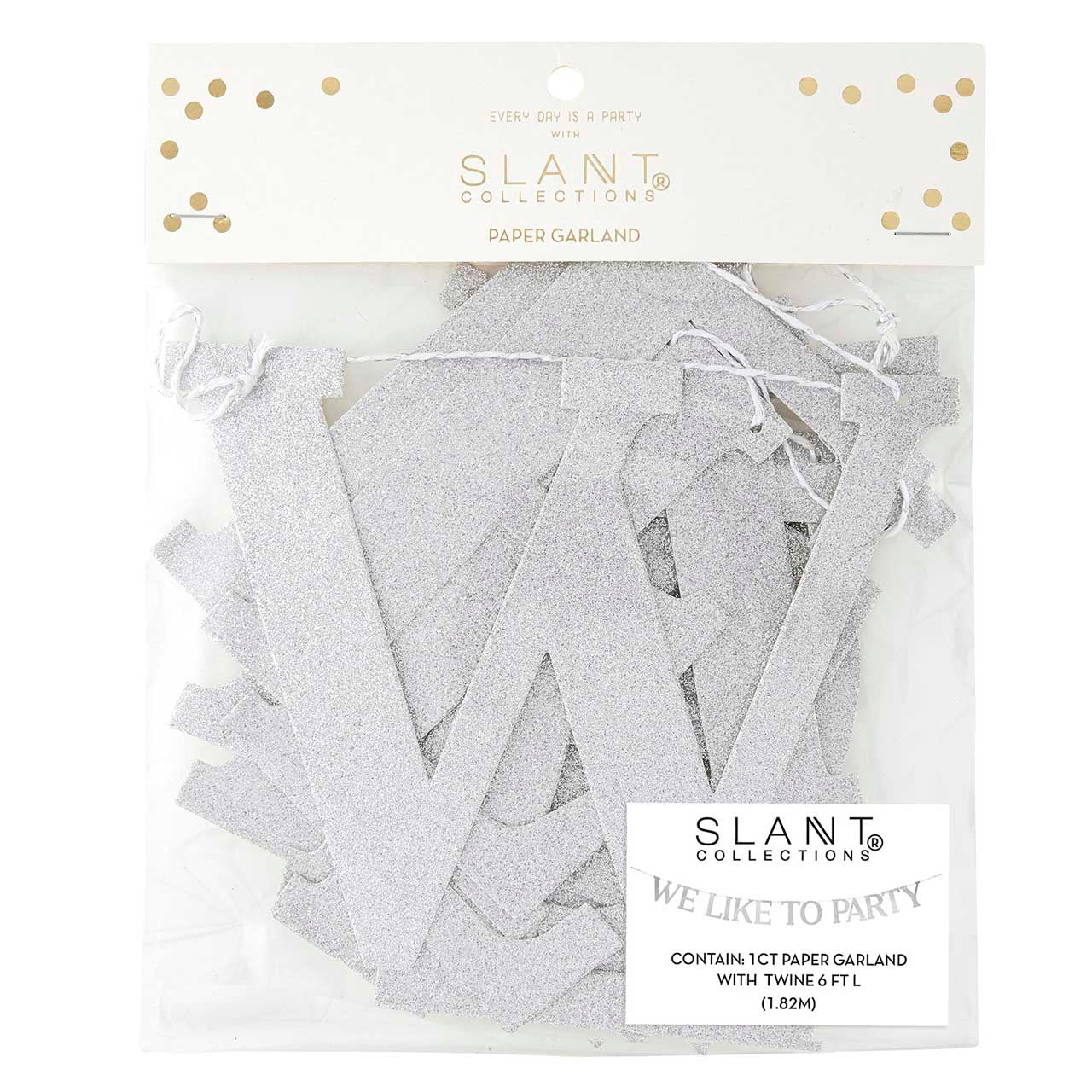 We Like To Party Paper Garland Banner | 6ft. Long - Image 3