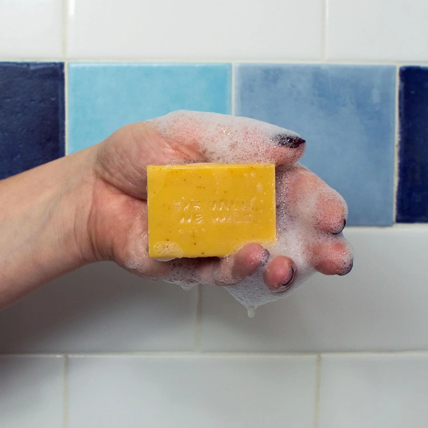 We Will Wash You Freddie Mercury Mini Soap | Almond Cocoa Butter Soap Bar - Image 3