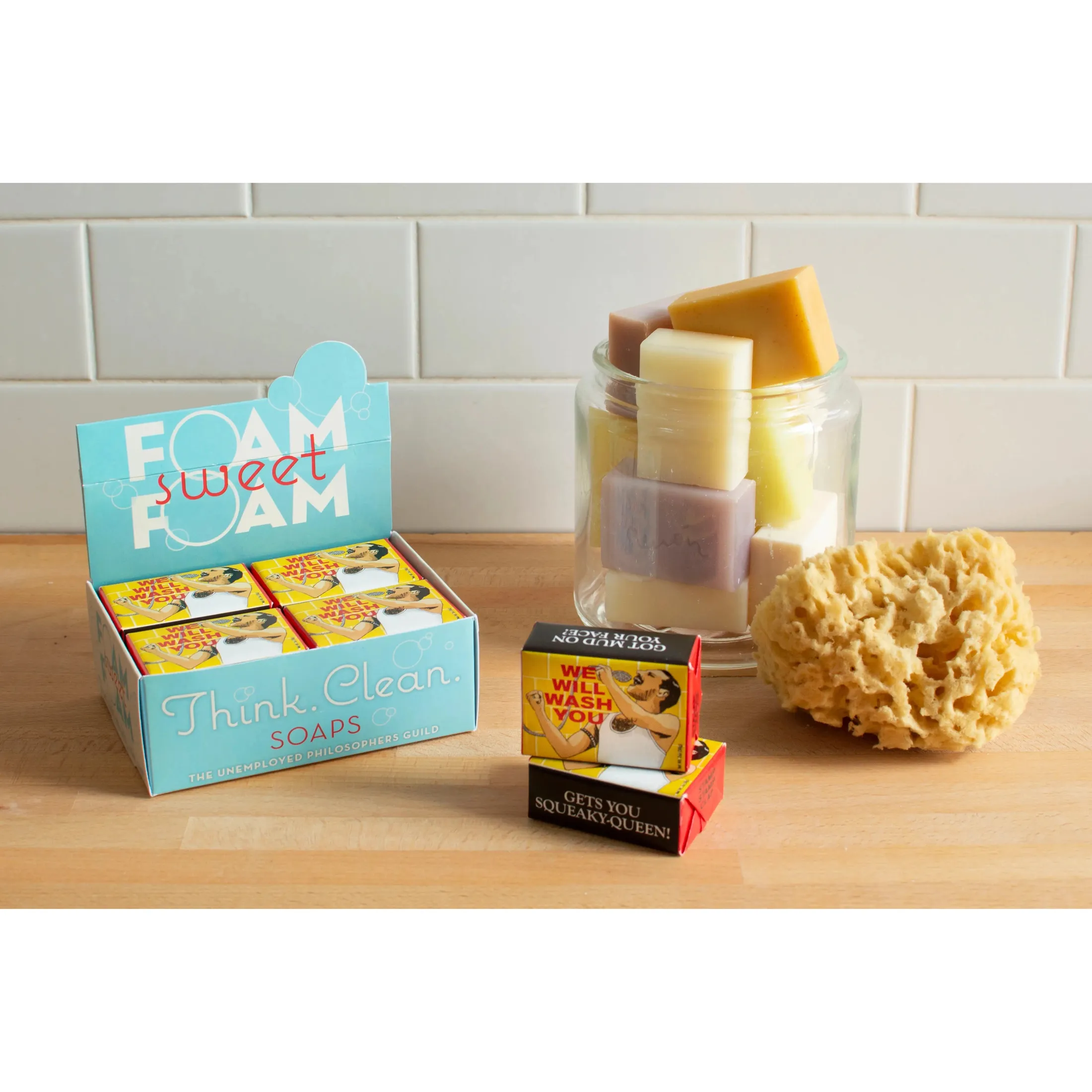 We Will Wash You Freddie Mercury Mini Soap | Almond Cocoa Butter Soap Bar - Image 4