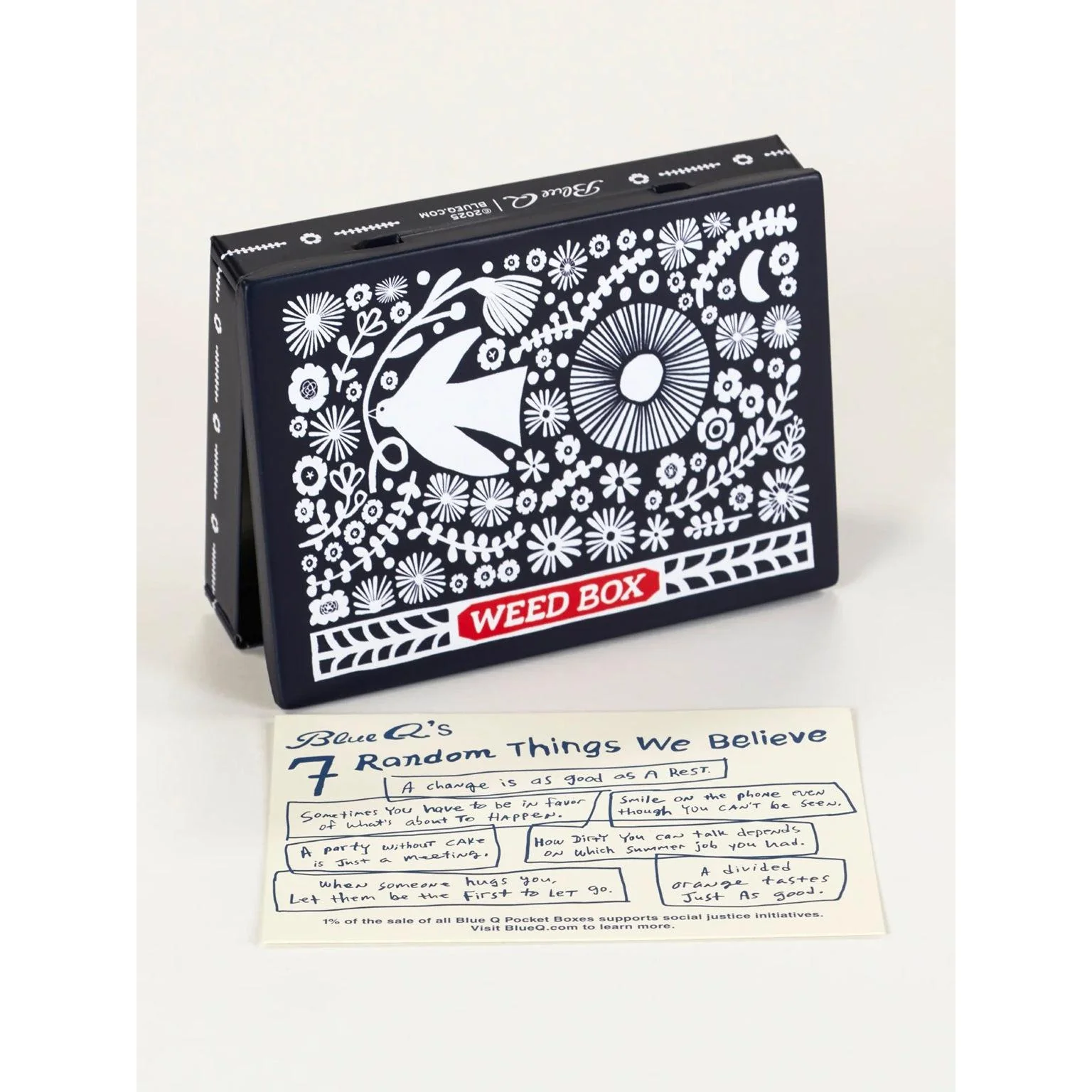 Weed Box Pocket Box | Small Tin Case | 4.25" X 0.75" | BlueQ at GetBullish - Image 4