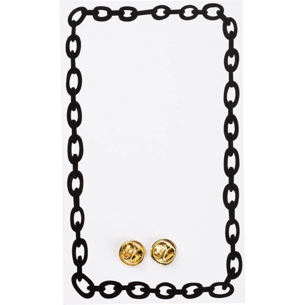 You and I Are More Than Friends, We're Like A Really Small Gang Enamel Pin in Black, Yellow and Gold - Image 5