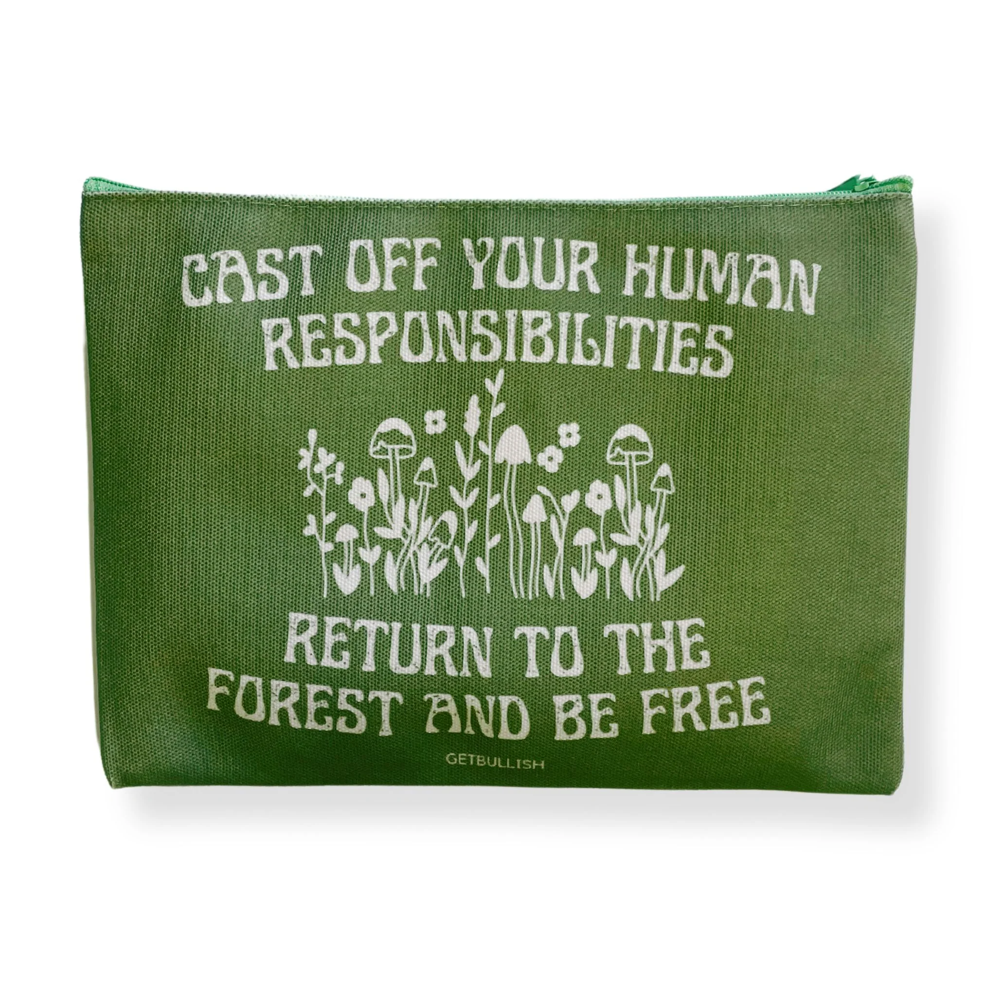 Mega Pack of 12 Canvas Zipper Pouches Feminist + Funny - Image 9