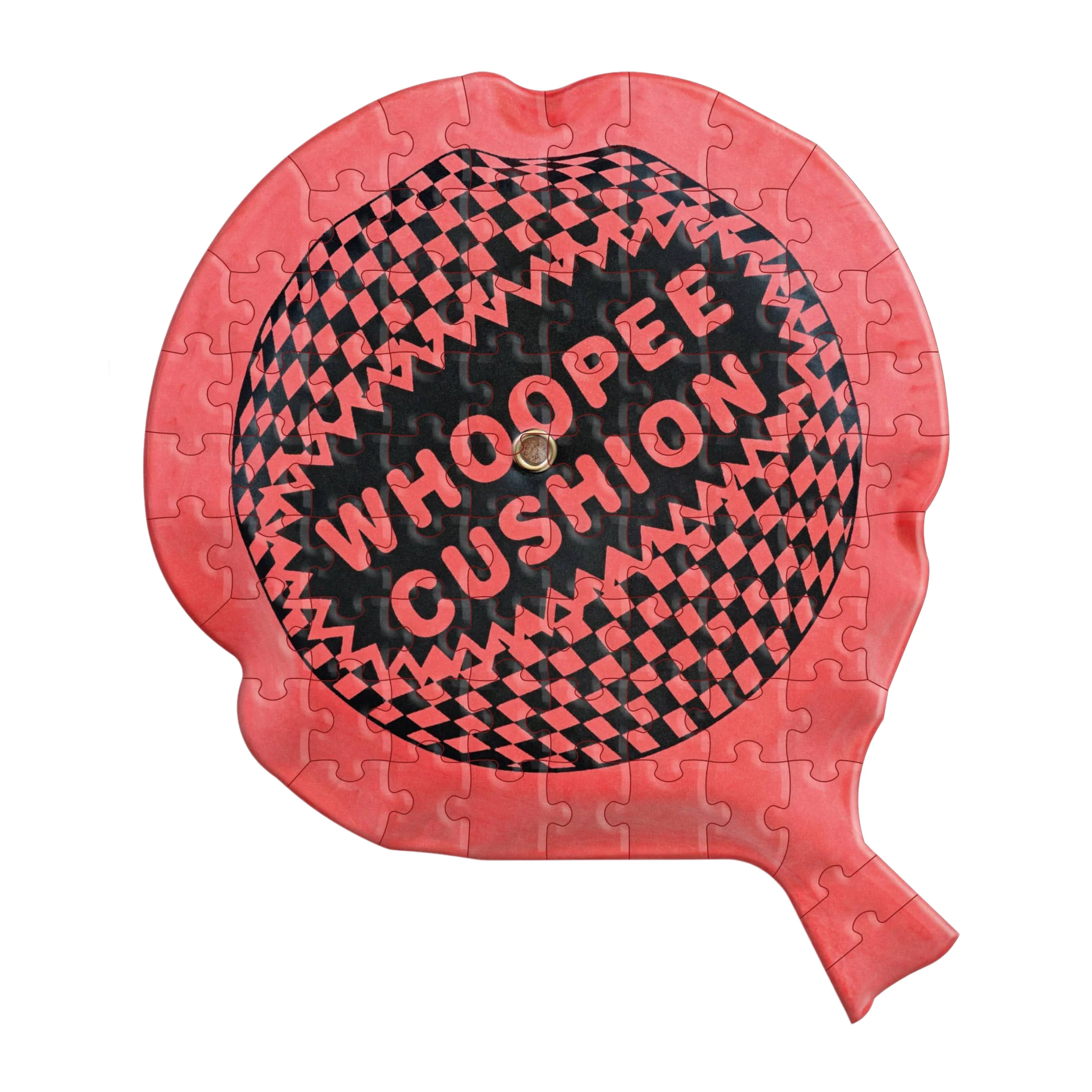Whoopee Cushion Jiggie Puzzle | Funny Small Jigsaw Puzzle in Gift Box | Gag Gift, White Elephant Gift, Stocking Stuffer | 79 Pieces