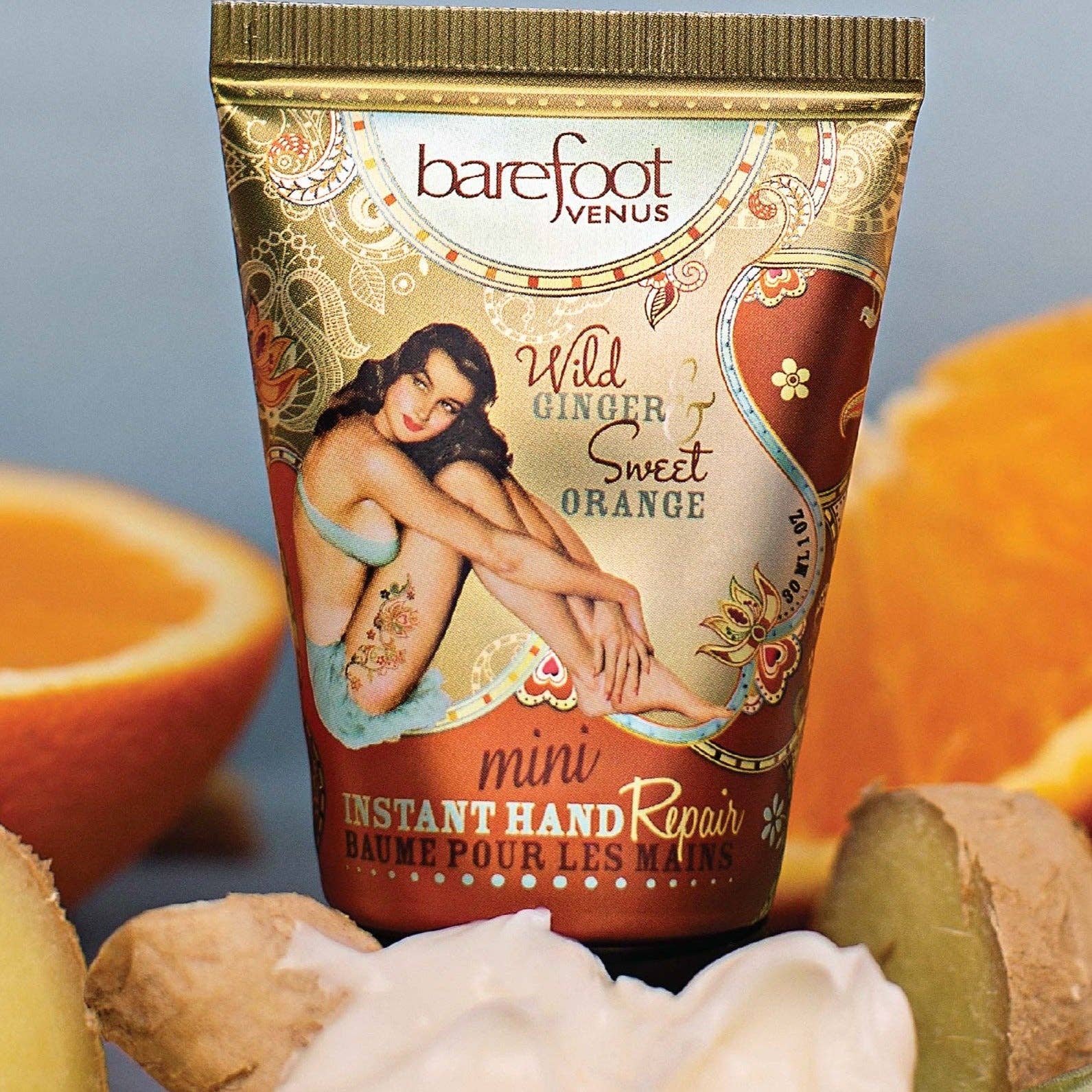 Wild Ginger & Sweet Orange Mini Hand Repair Balm – Citrus Musk | 1oz - Image 2