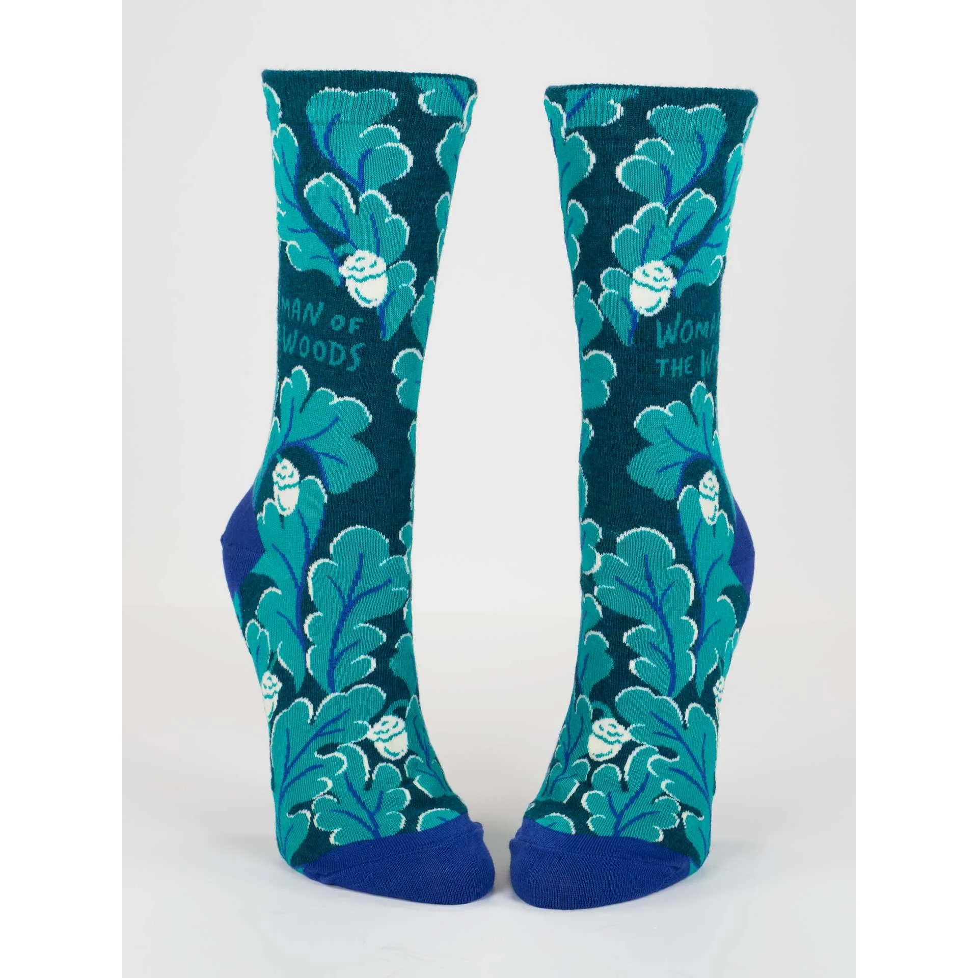 Woman Of The Woods Women's Crew Socks | Novelty Funny Socks | BlueQ at GetBullish - Image 3