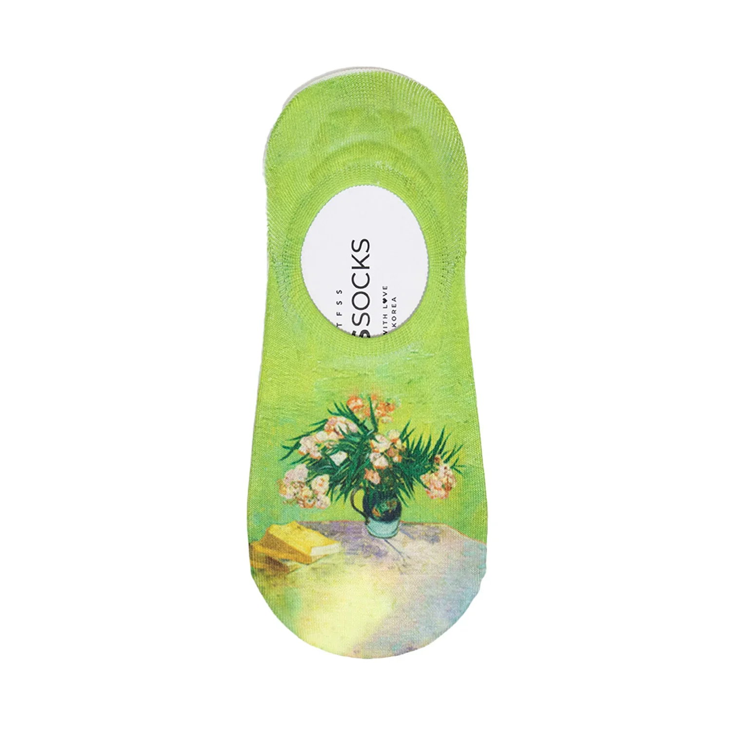 Women's No Show Famous Painting Printing Socks| Art-Inspired Cotton Blend Comfort - Image 13