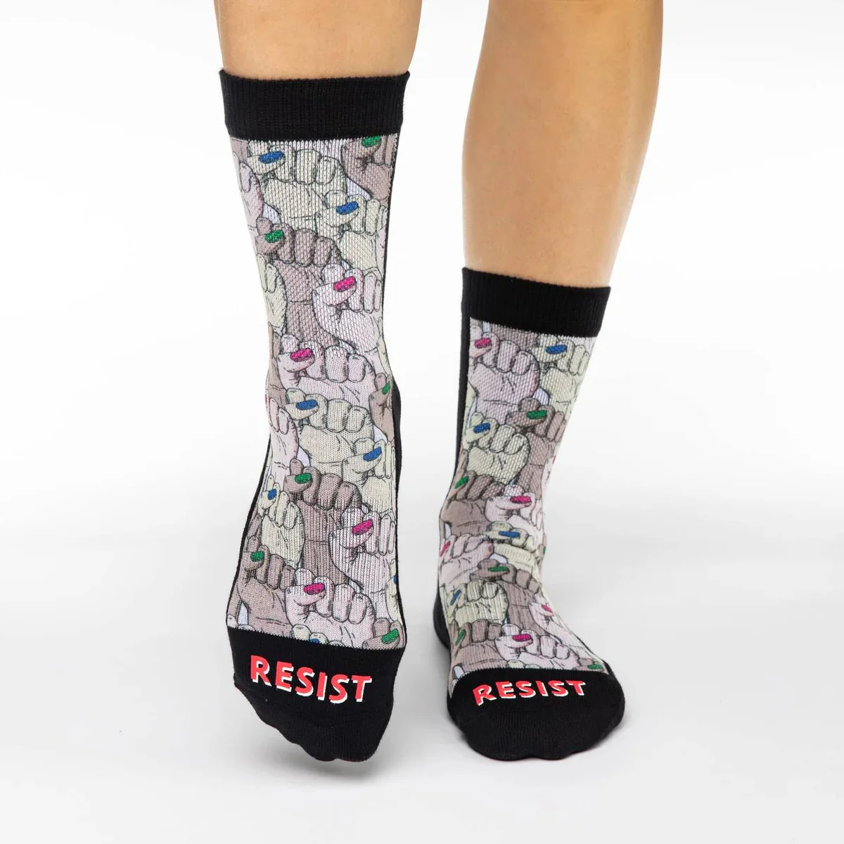 Women’s Resist Socks | Empowering Feminist Crew Socks - Image 3