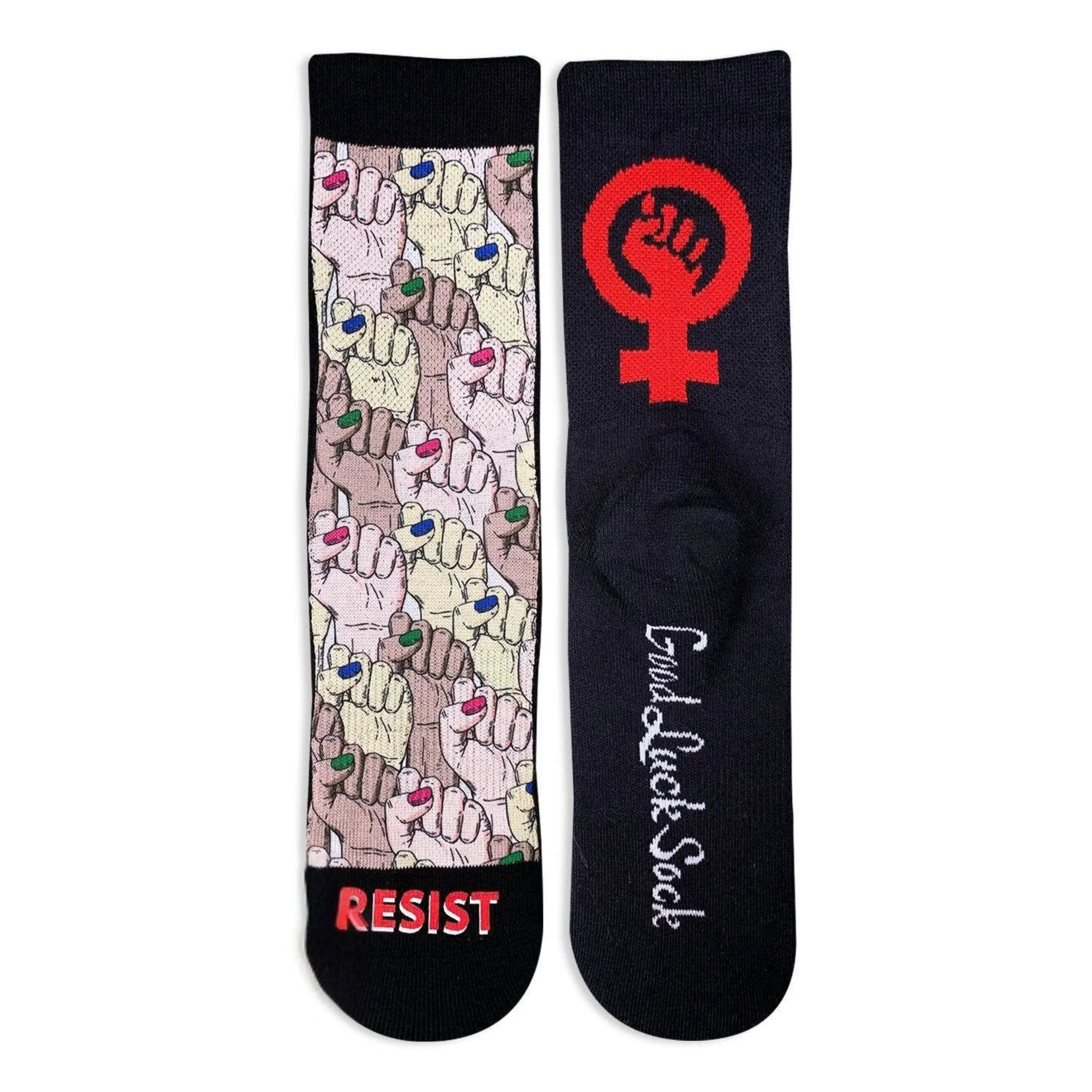 Women’s Resist Socks | Empowering Feminist Crew Socks - Image 4