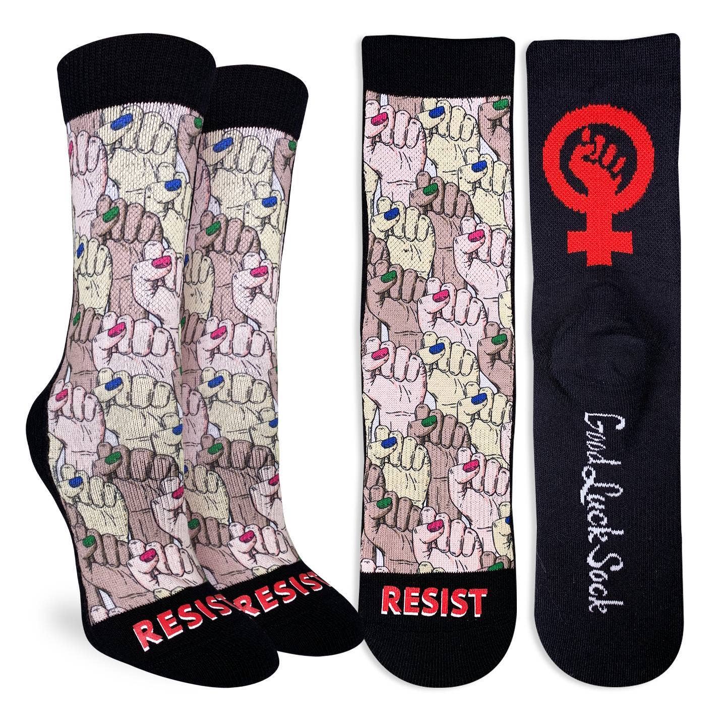 Women’s Resist Socks | Empowering Feminist Crew Socks - Image 5