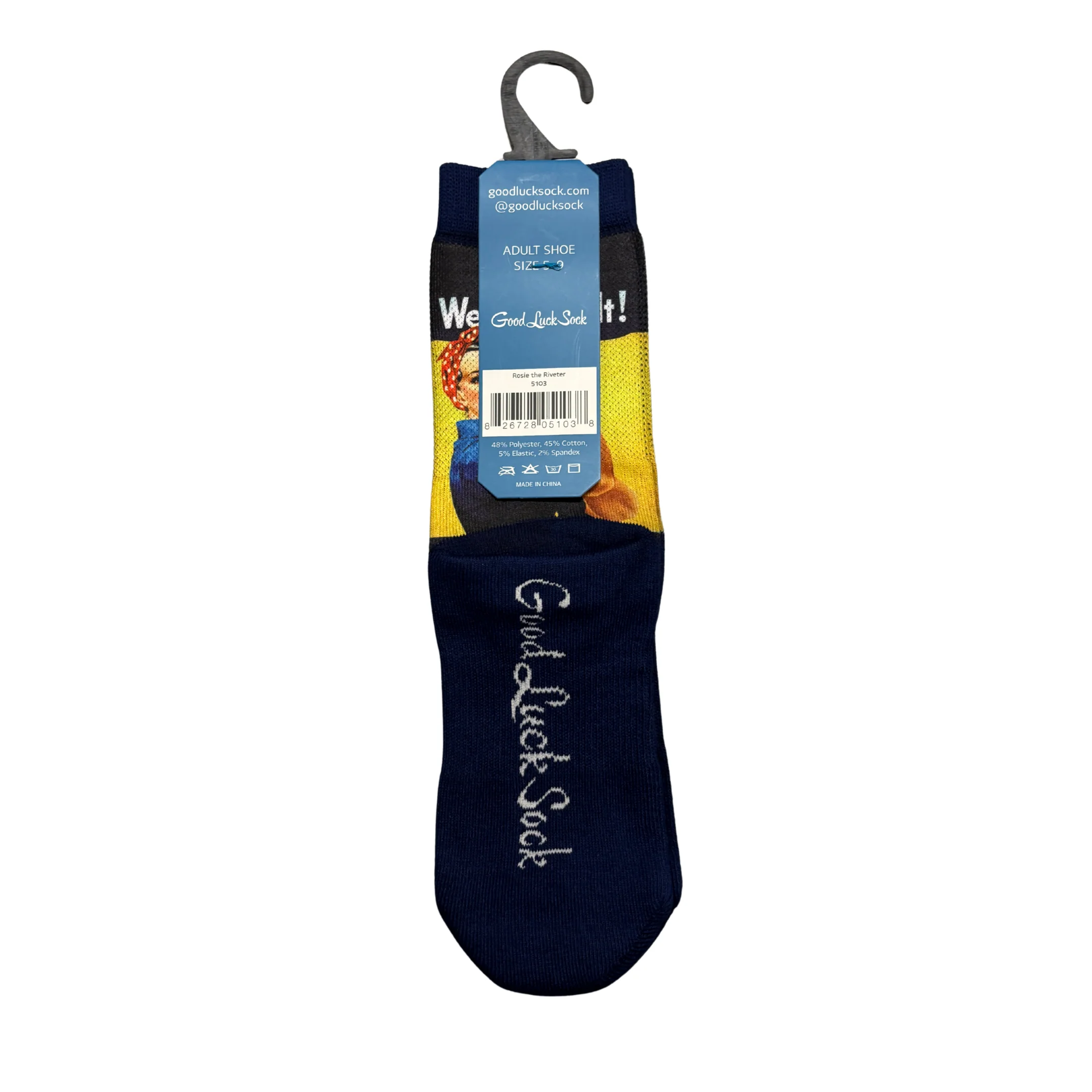 We Can Do It Women’s Rosie the Riveter Socks | Empowering Feminist Crew Socks - Image 11