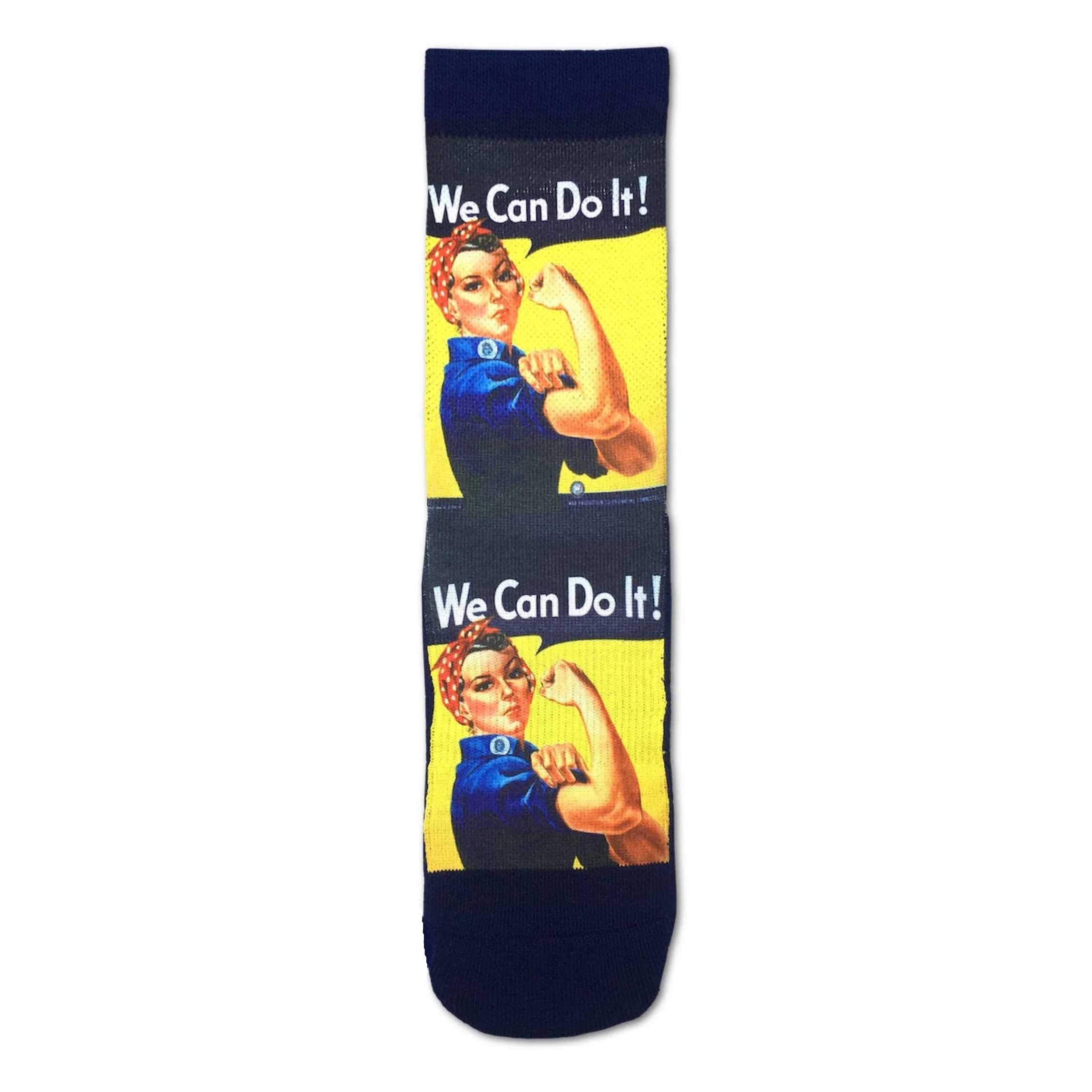 We Can Do It Women’s Rosie the Riveter Socks | Empowering Feminist Crew Socks - Image 6