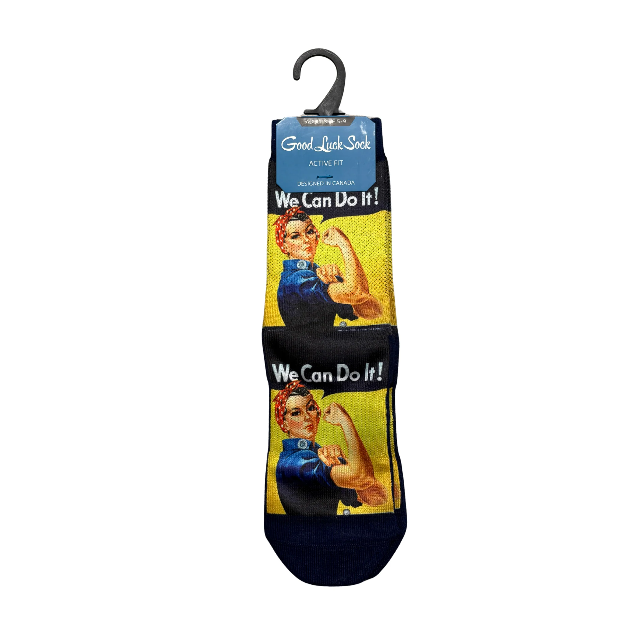 We Can Do It Women’s Rosie the Riveter Socks | Empowering Feminist Crew Socks - Image 9