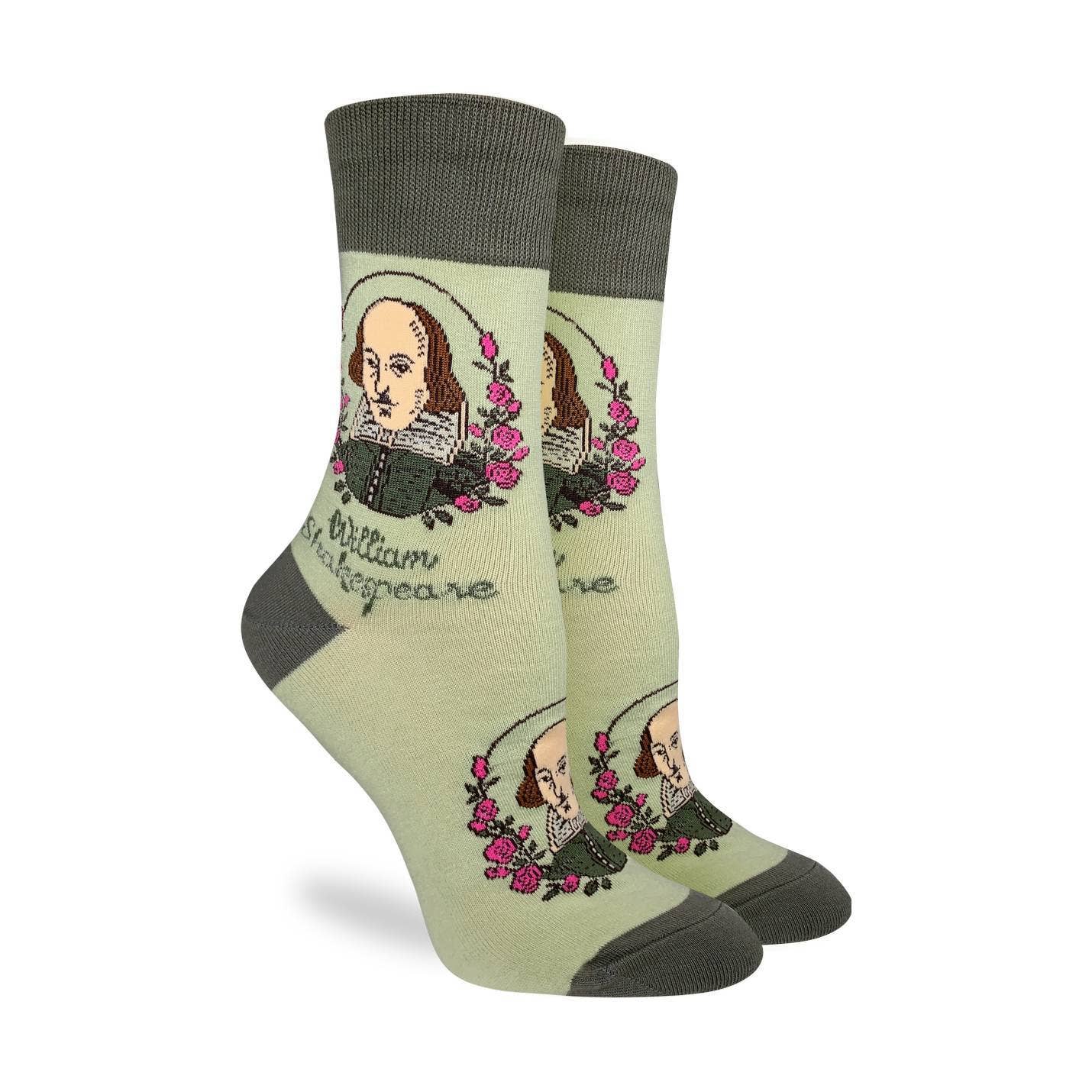 Shakespeare Women’s Crew Socks | Literary Cotton Crew Socks - Image 2