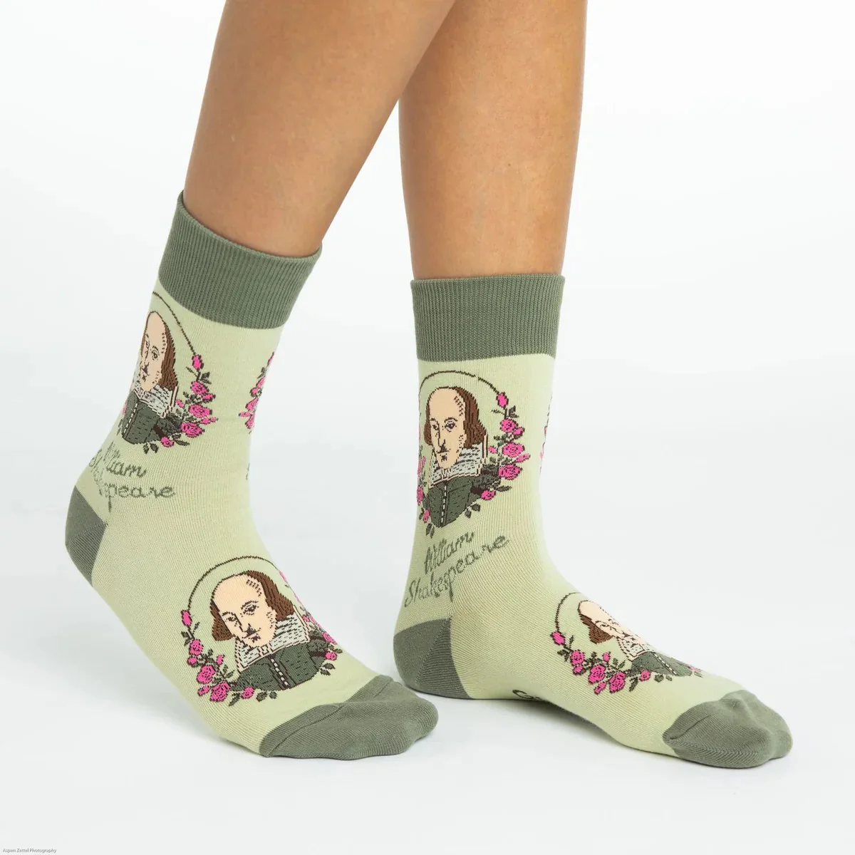Shakespeare Women’s Crew Socks | Literary Cotton Crew Socks - Image 3