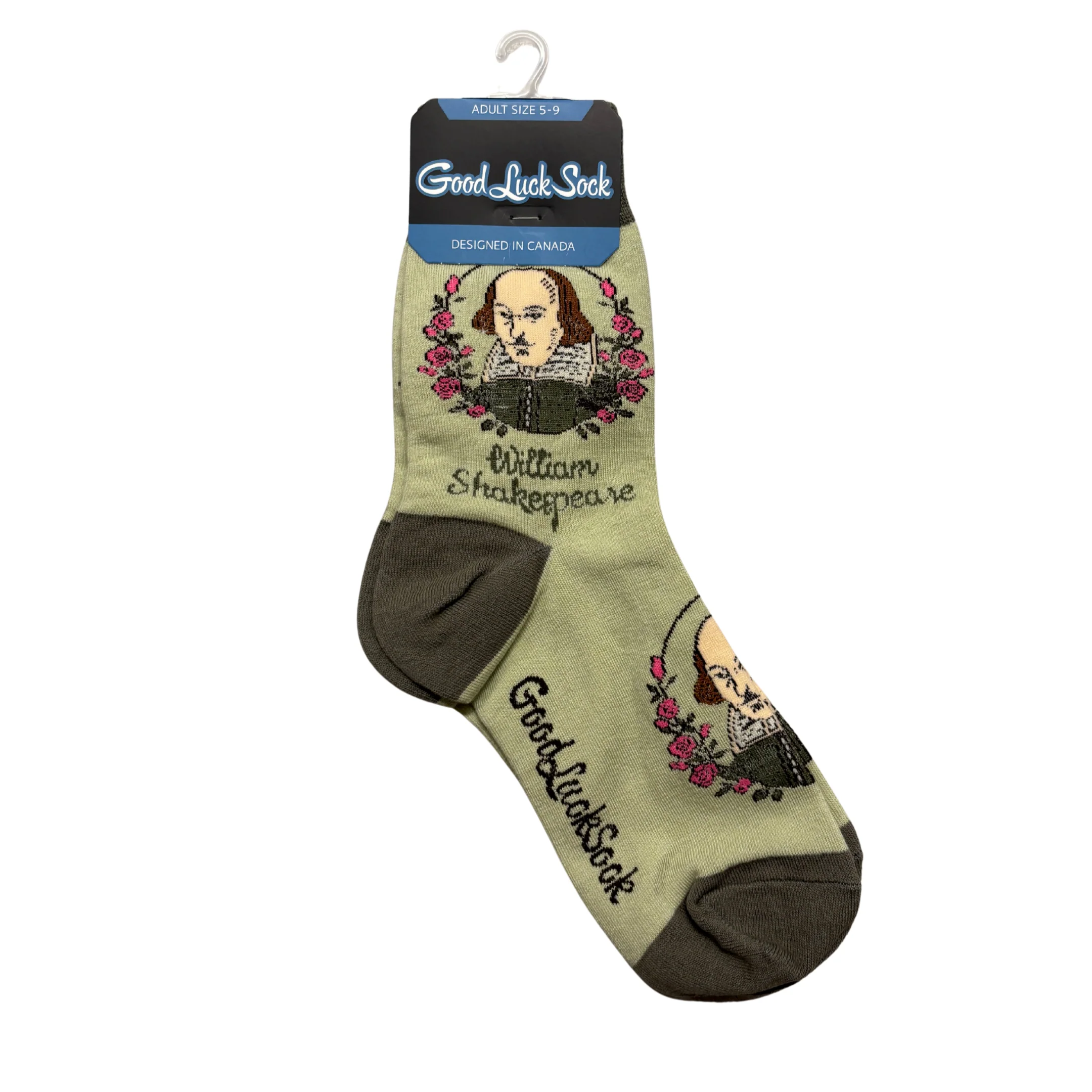 Shakespeare Women’s Crew Socks | Literary Cotton Crew Socks - Image 4