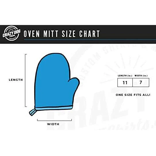 World's Okayest Chef Oven Mitt in Yellow | Funny Pot Holder - Image 4