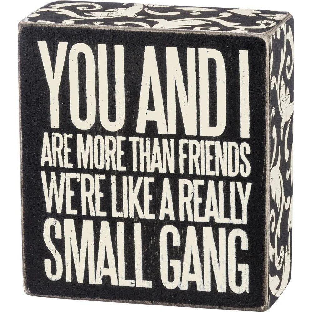 You And I Box Sign in Wood with White Lettering - Image 3