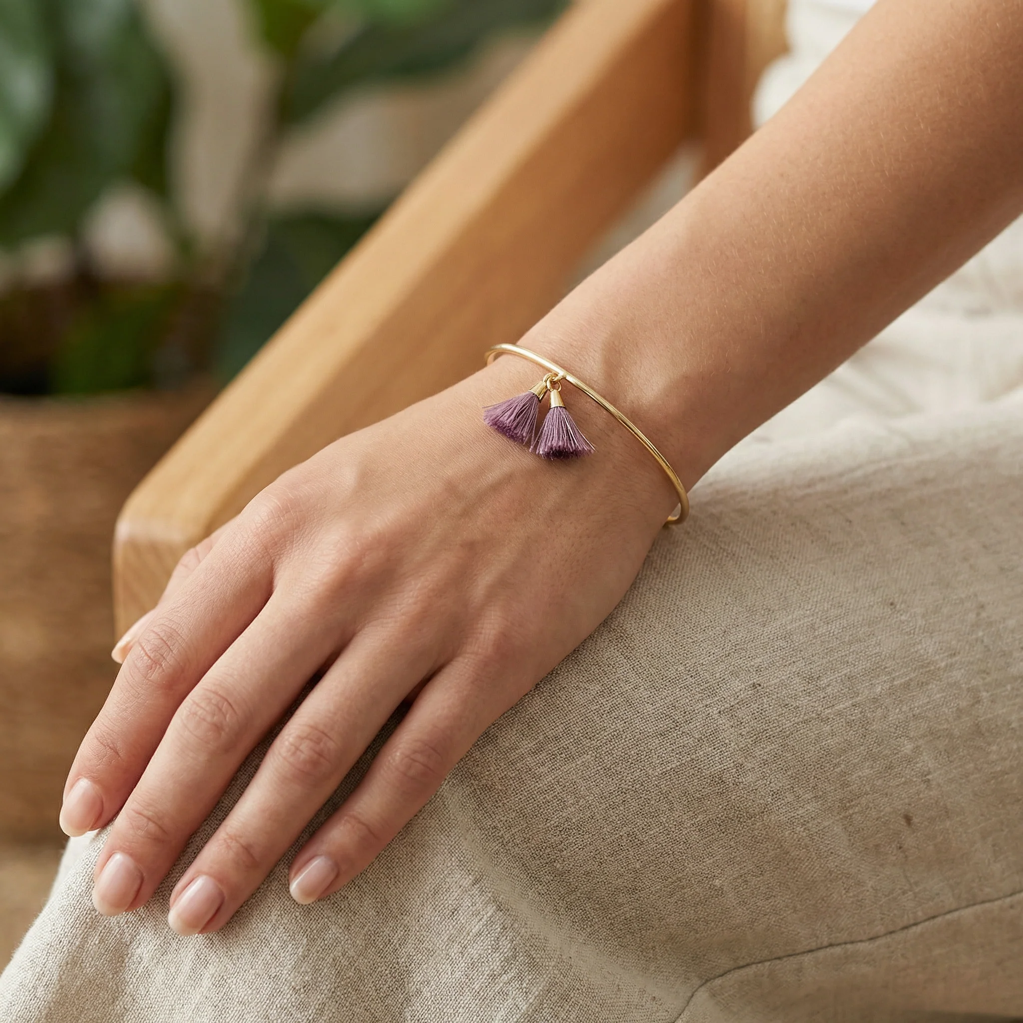 You Are Amazing Simple Tassel Cuff Bracelet on Gift Card | Gift Add-On, Congratulations, Greeting Card Stuffer - Image 3