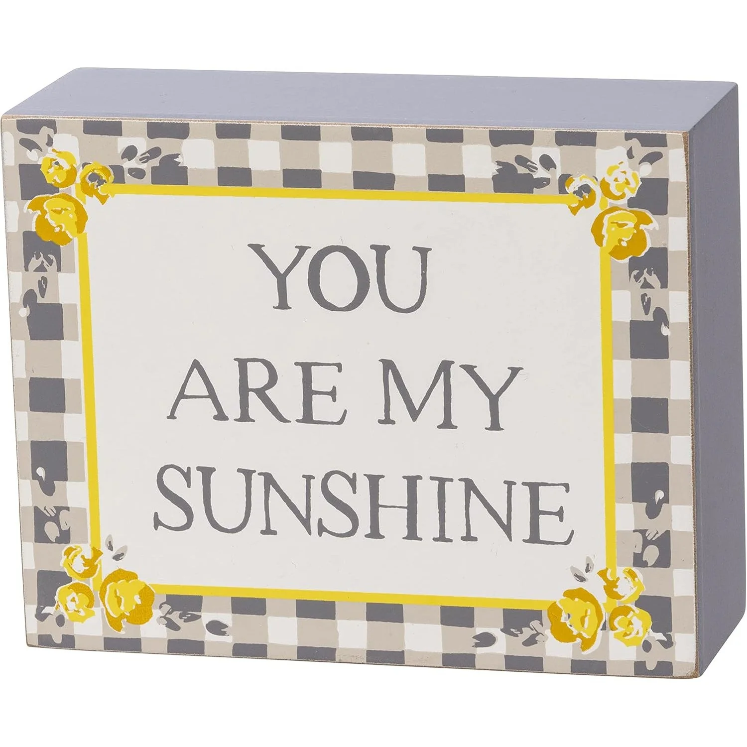 You are My Sunshine Watercolor Box Sign | Wooden Sign Decor Display | 5" x 4" - Image 2
