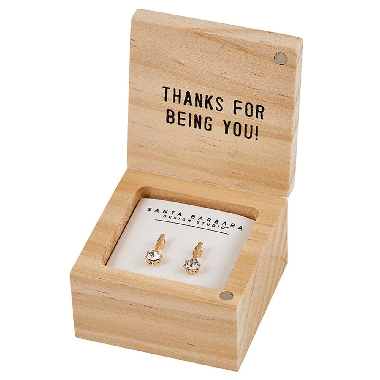 You Are One in a Million Treasure Box Earrings | In a Wooden Gift Box - Image 3