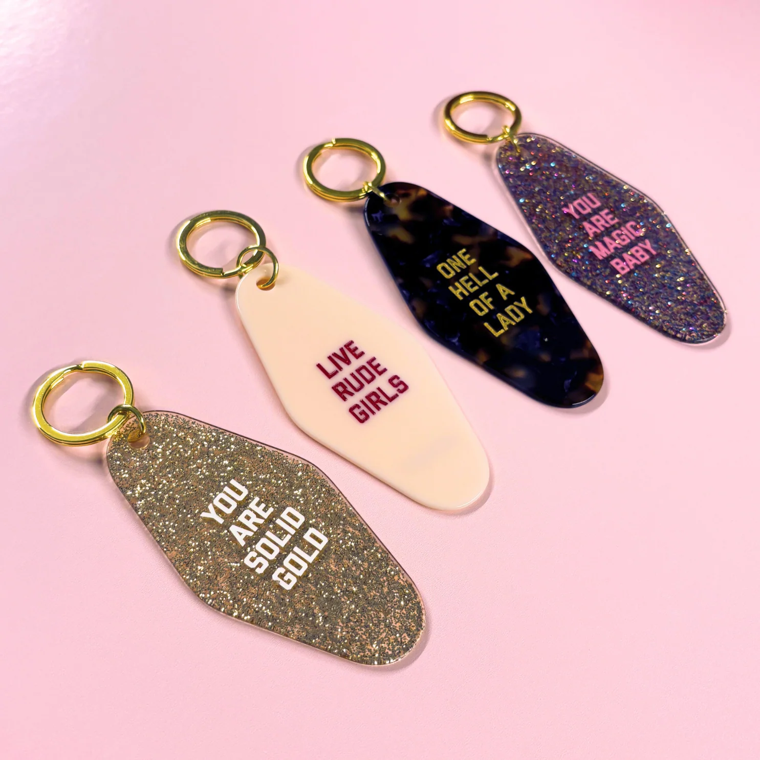Live Rude Girls Motel Key Tag - Image 3