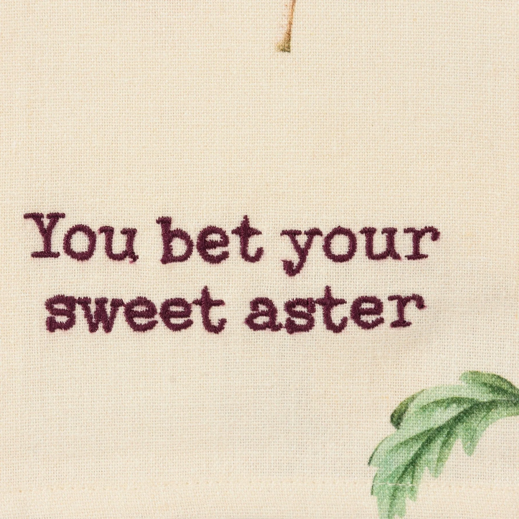 You Bet Your Sweet Aster Dish Cloth Towel | Cotten Linen Novelty Tea Towel | Cute Kitchen Hand Towel | 18" x 28" - Image 4