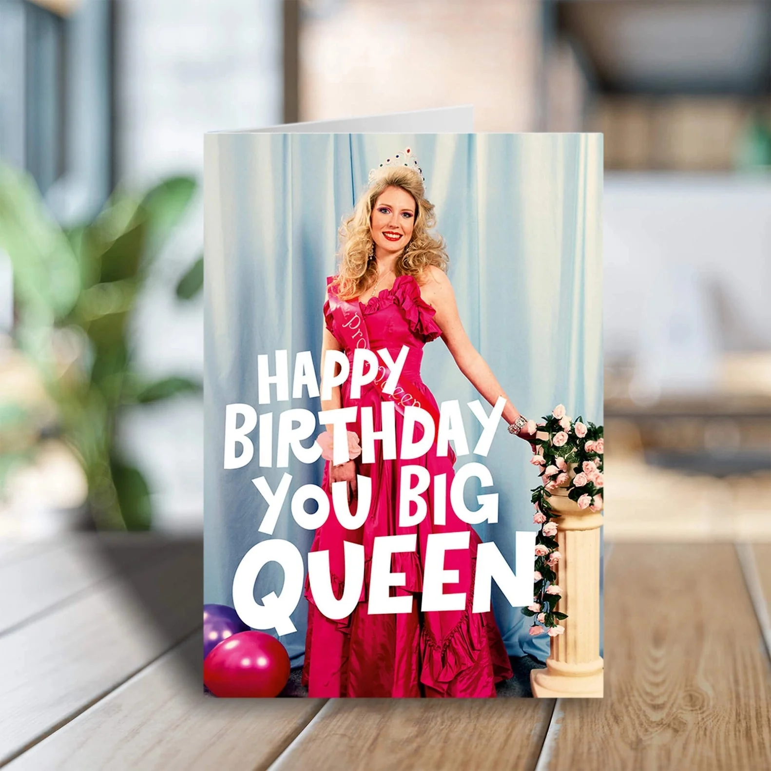 Happy Birthday You Big Queen Greeting Card - Image 3