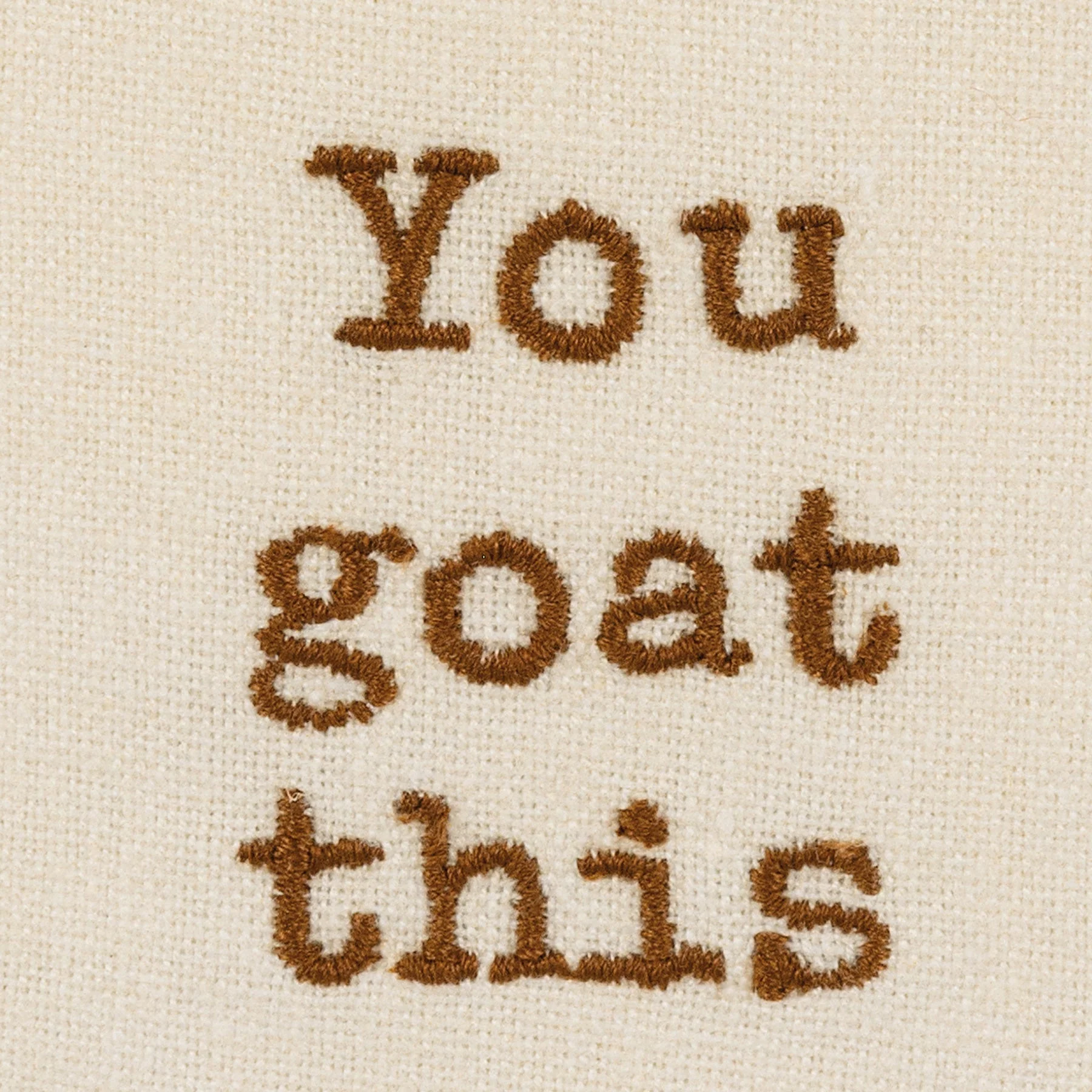 You Goat This Dish Cloth Towel | Cotten Linen Novelty Tea Towel | Cute Kitchen Hand Towel | 18" x 28" - Image 6