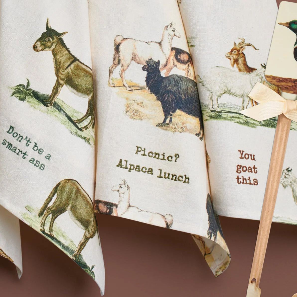 You Goat This Dish Cloth Towel | Cotten Linen Novelty Tea Towel | Cute Kitchen Hand Towel | 18" x 28" - Image 8