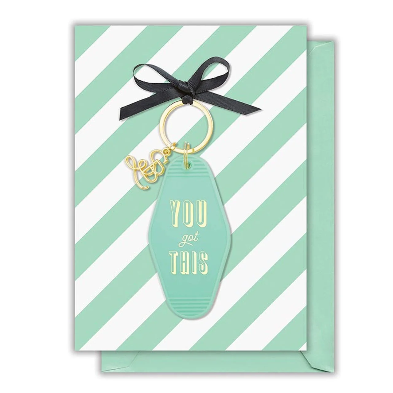 You Got This Motel Style Keychain with Greeting Card | Gift for Her - Image 3