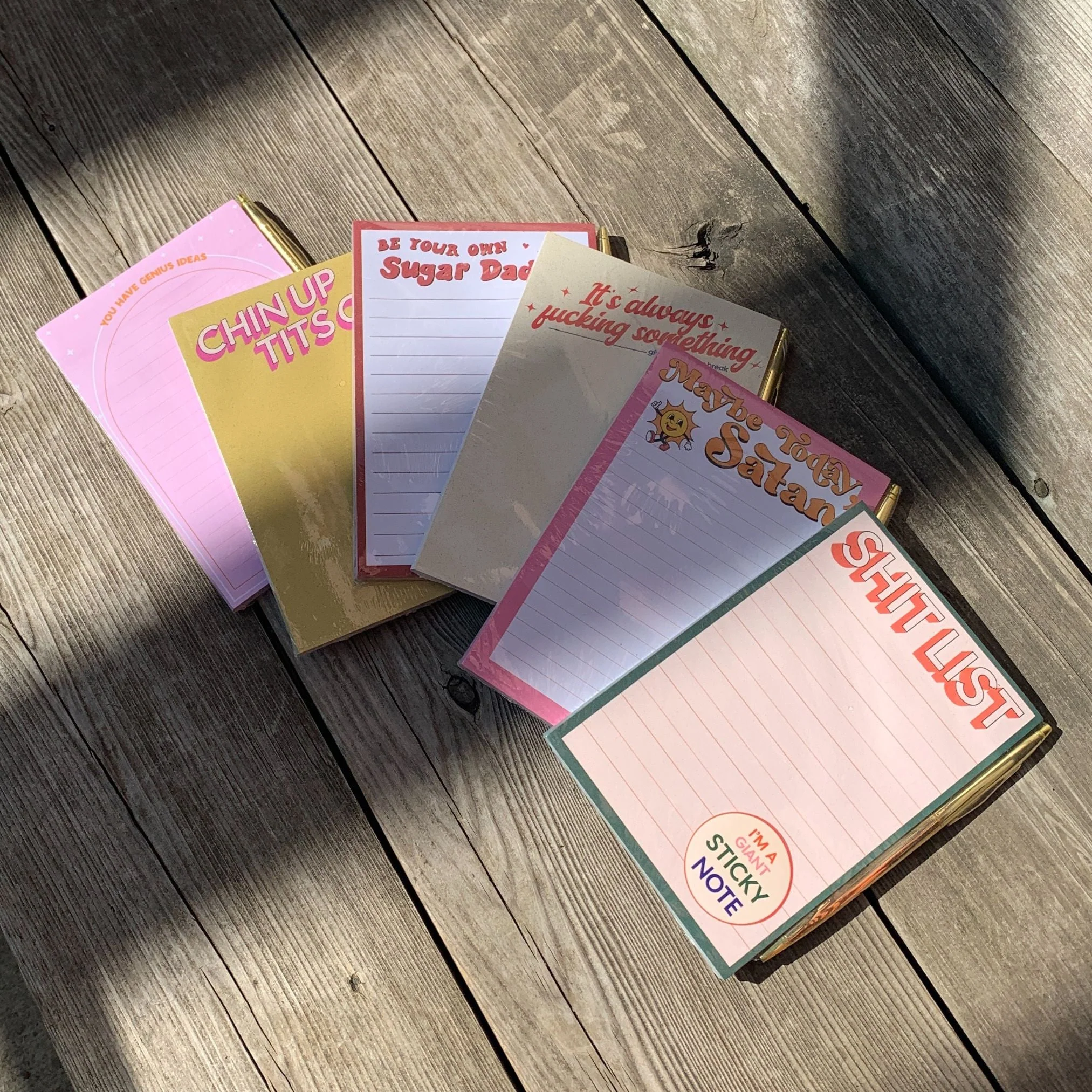 You Have Genius Ideas Sticky Note and Pen Gift Set | Funny Stationery Gift Set - Image 4