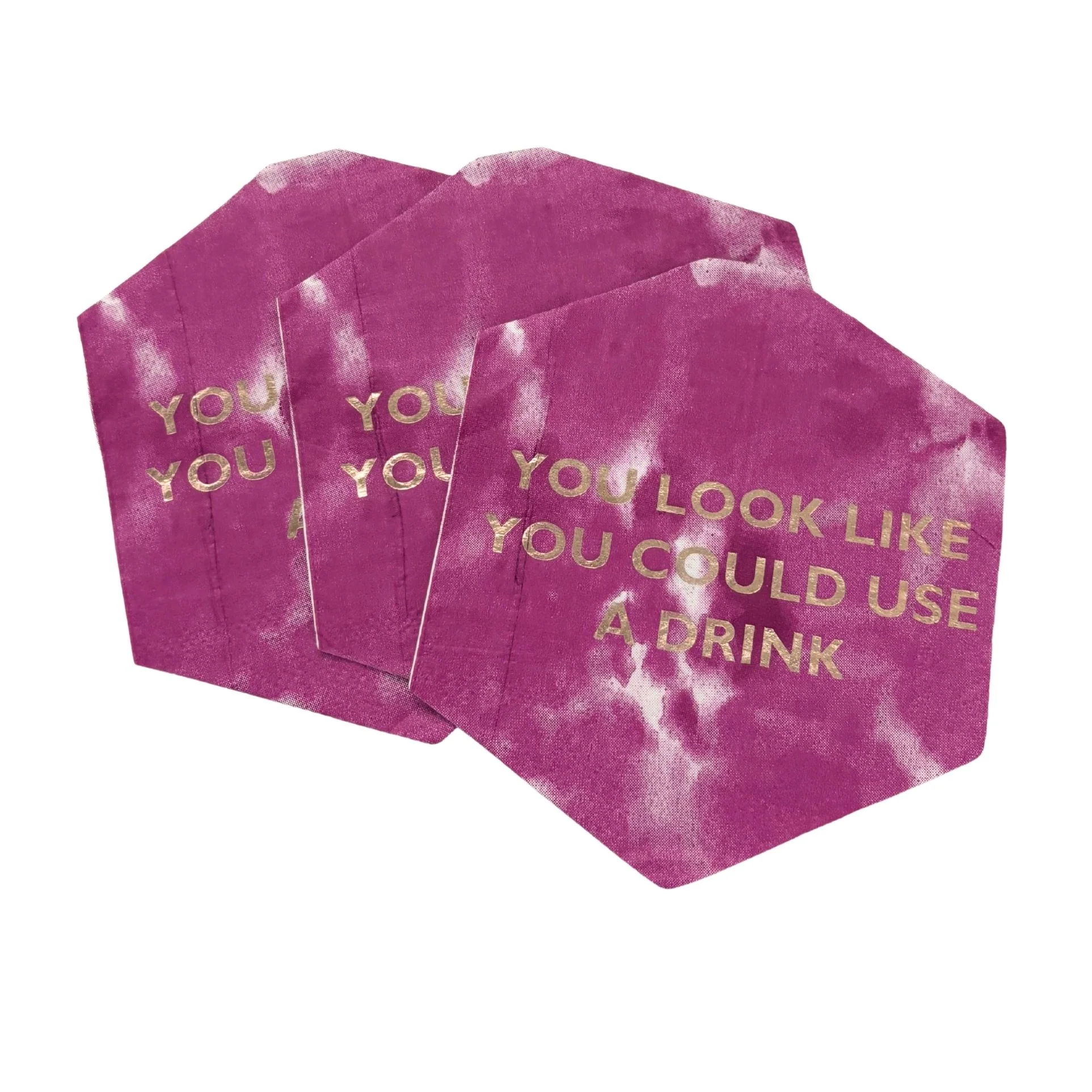 You Look Like You Could Use A Drink Die-Cut Party/Beverage/Cocktail Napkins - Image 10