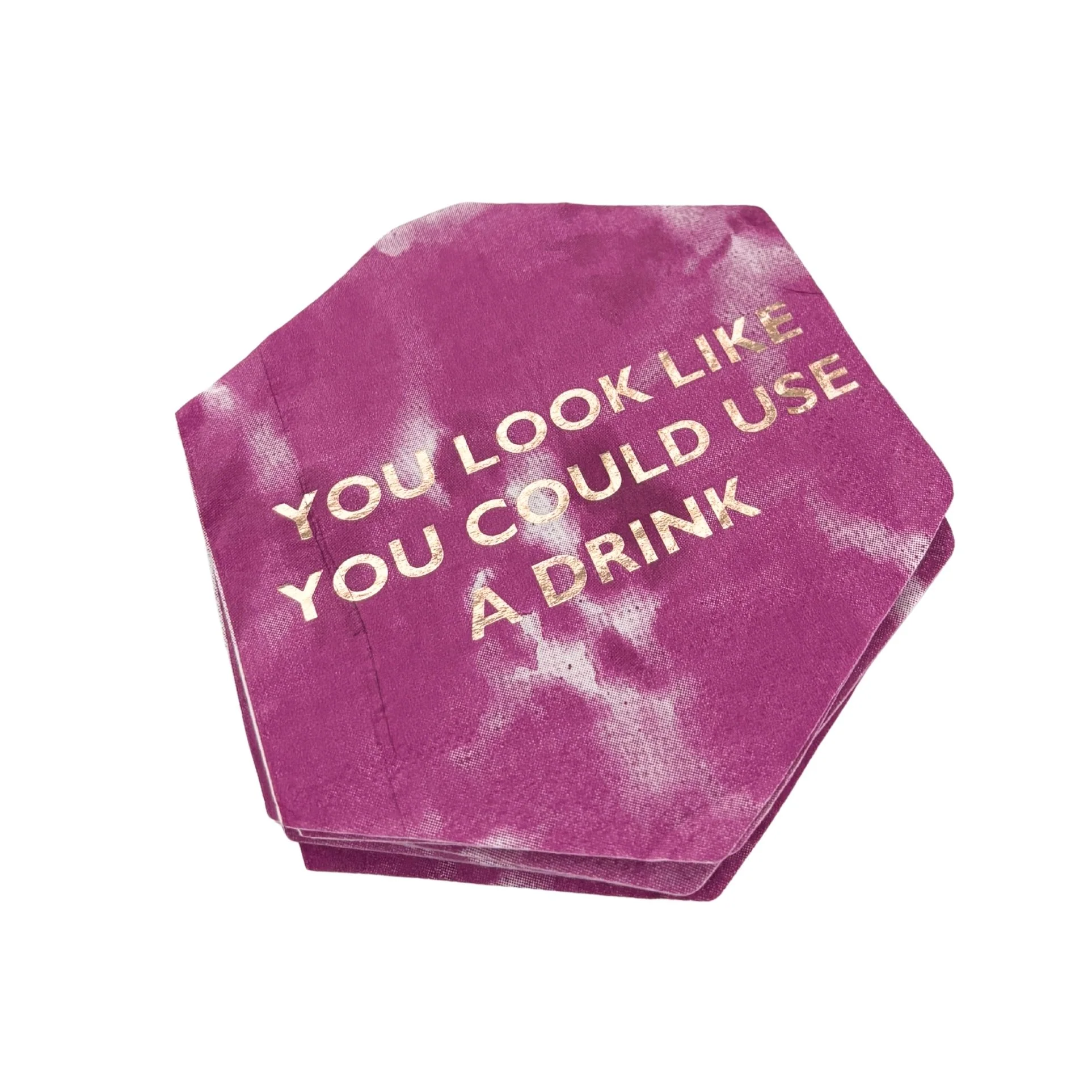You Look Like You Could Use A Drink Die-Cut Party/Beverage/Cocktail Napkins - Image 6