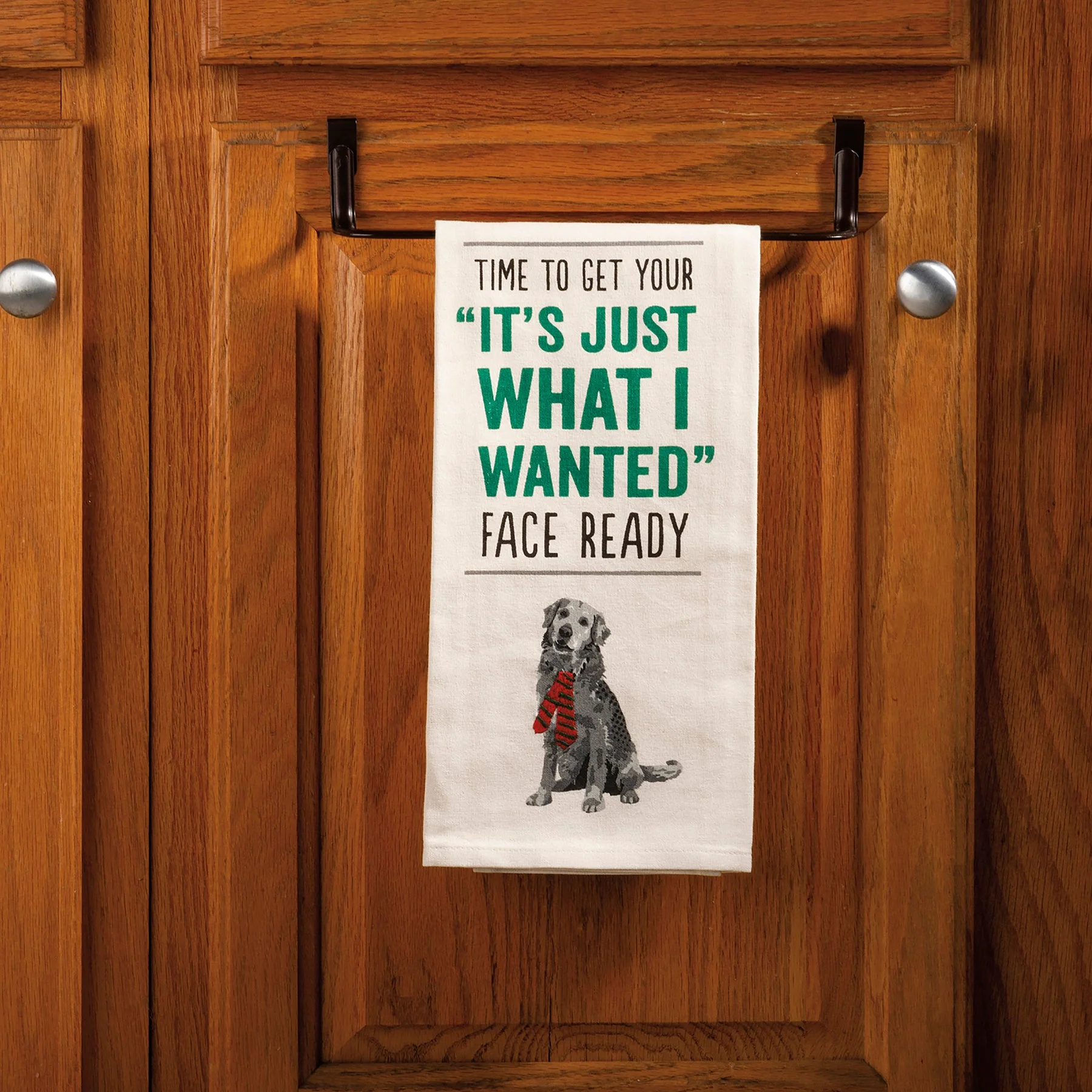 Your Just What I Wanted Face Dog Kitchen Towel | Hand Dish Cloth | 18" x 26" - Image 5