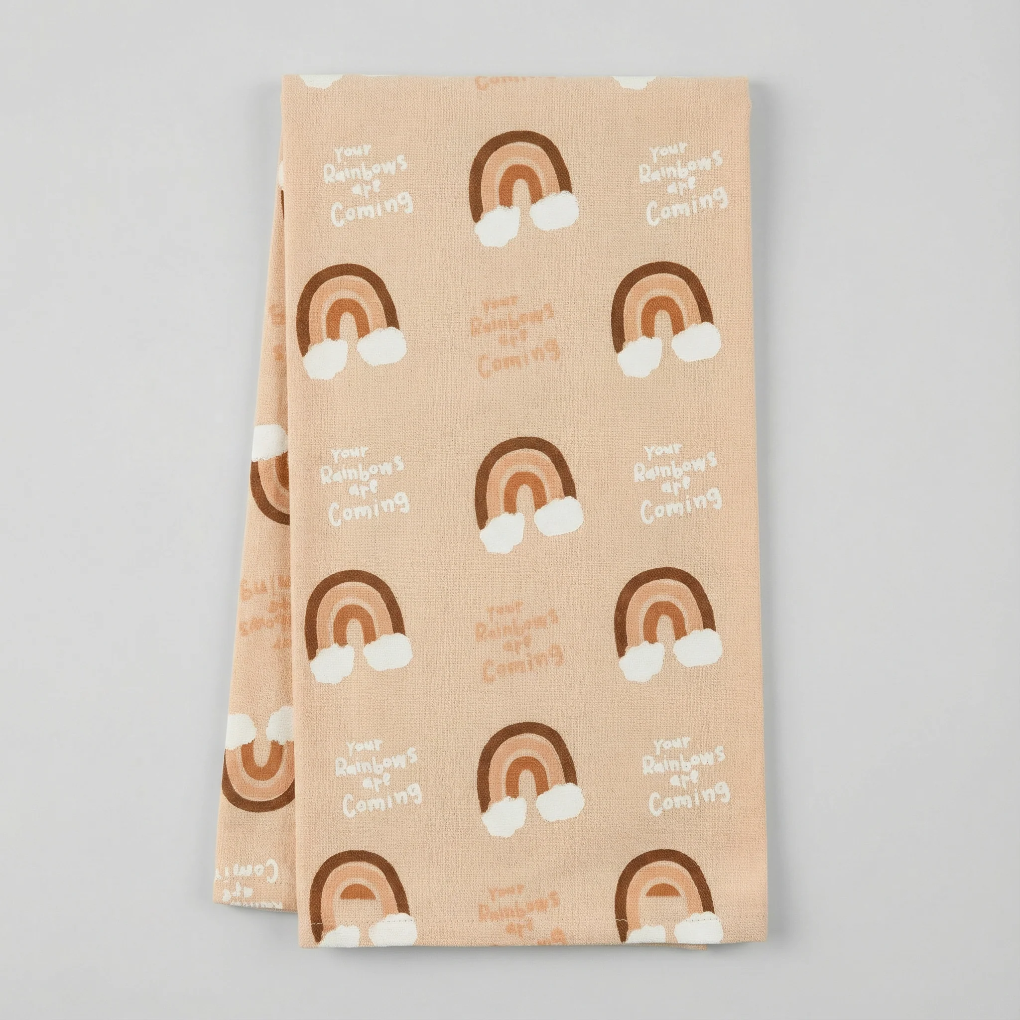 Your Rainbows Are Coming Dish Cloth Towel | Sympathy, Housewarming, or Graduation Gift - Image 4