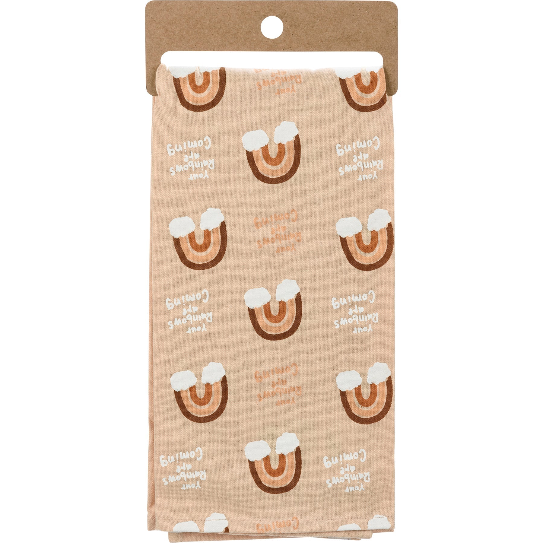 Your Rainbows Are Coming Dish Cloth Towel | Sympathy, Housewarming, or Graduation Gift - Image 3