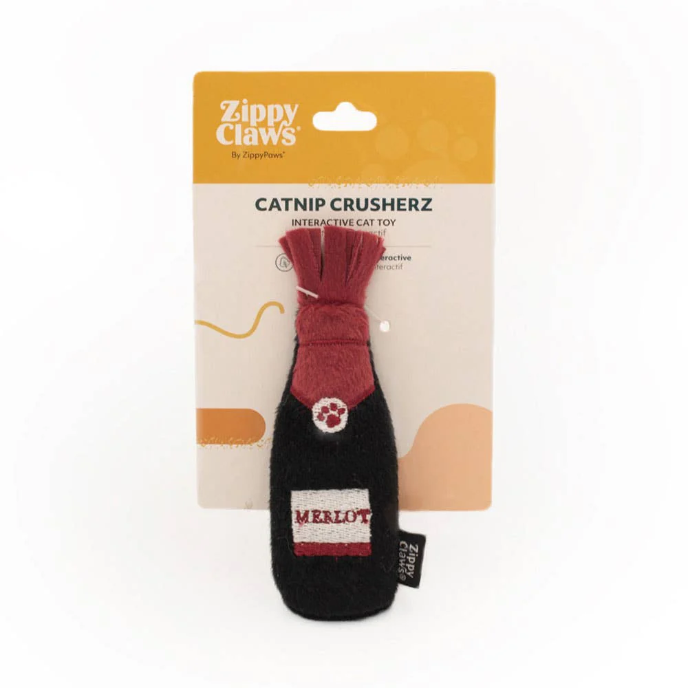 Merlot Catnip Crusherz Plush | Toys for Pet Lovers | Giftable Cat Stocking Stuffer - Image 4