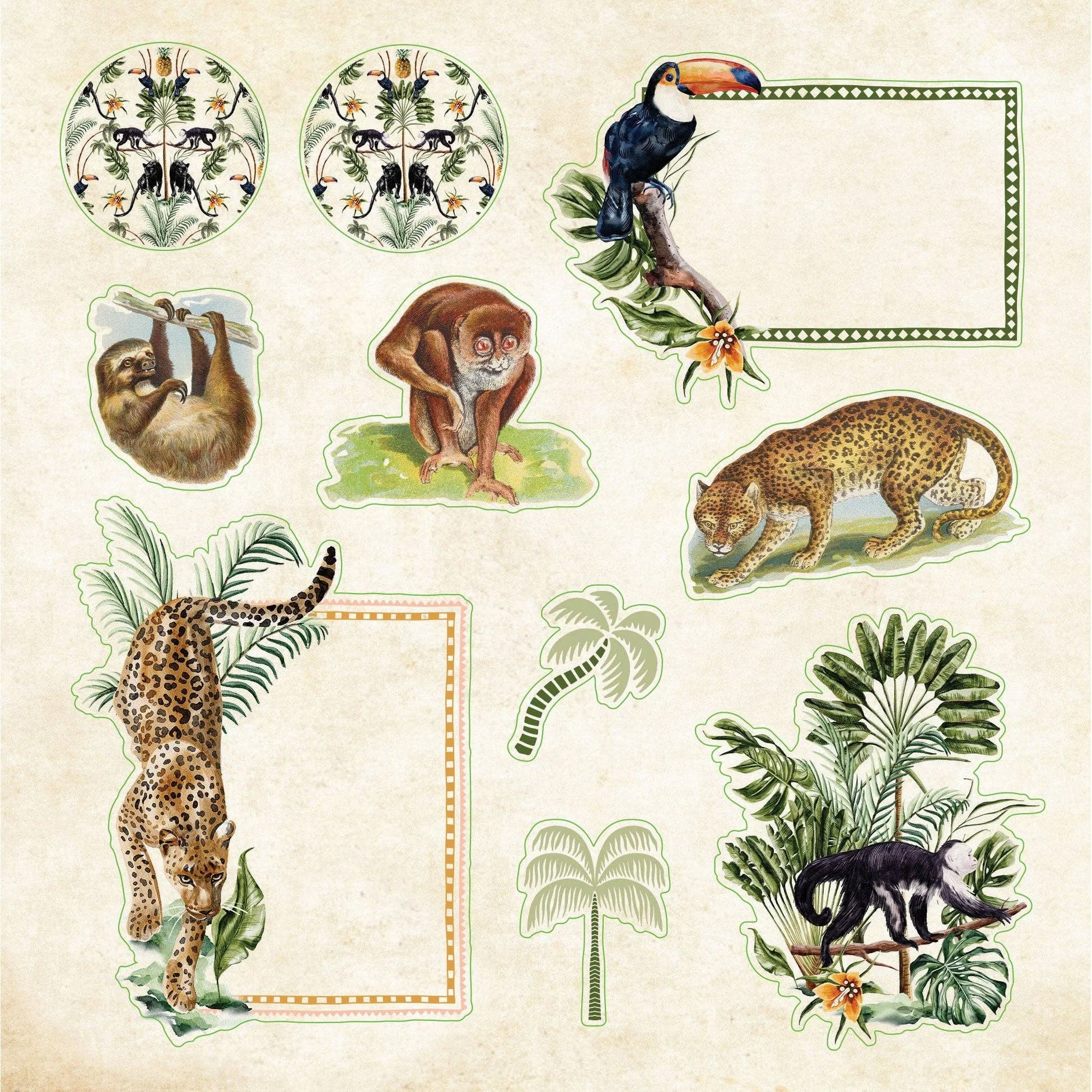 Zoological Ephemera Sticker Books | 50 Pages Animal Lovers Decals Collection | 6.5'' - Image 4
